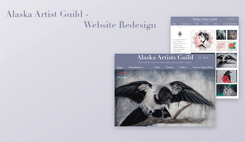 Alaska Artist Guild Website Redesign Cover Image