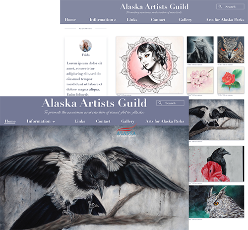 Alaska Artist Guild Redesign Cover Image