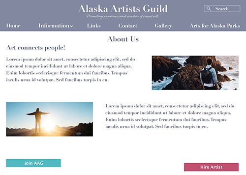 Alaska Artist Guild About Page